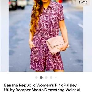 Banana Republic Drawstring Romper